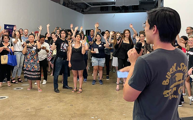 Photo from a past Queens Tech Night