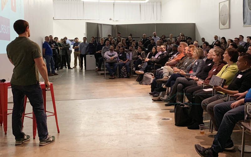 Photo from a past Queens Tech Night