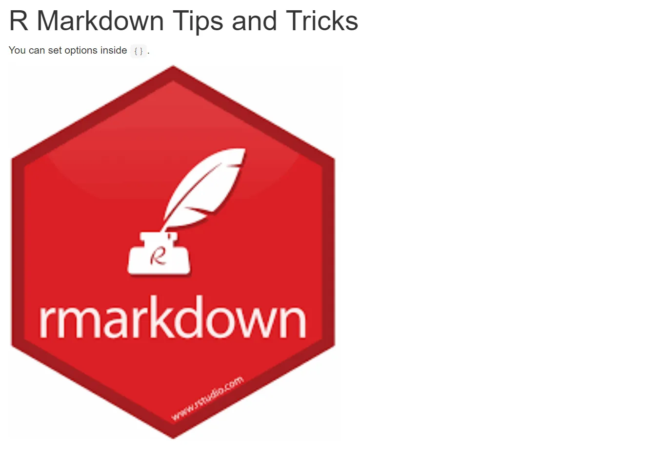 Rmarkdown R Logo Visual R Markdown