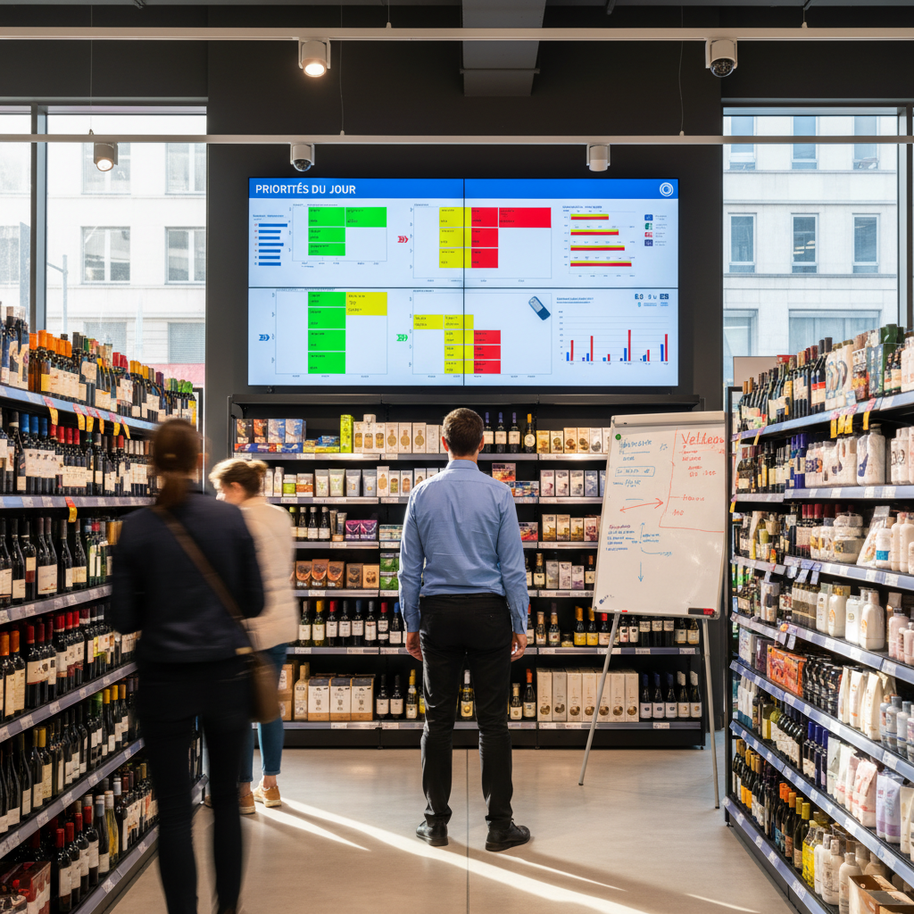 Monoprix : pilotage visuel des rayons avec 12 000 capteurs et planogrammes interactifs
