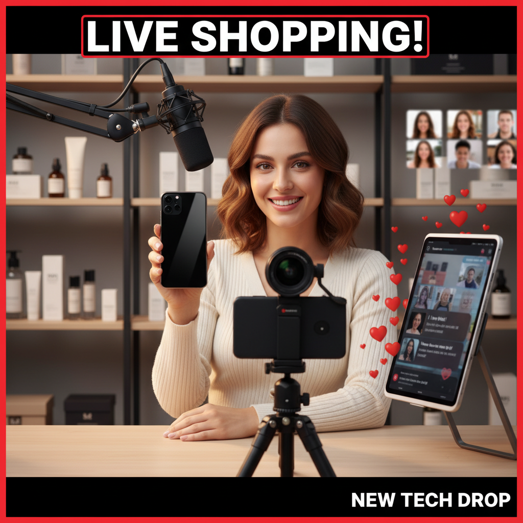 Live shopping en France : +427% de chiffre d'affaires, +900% de vendeurs