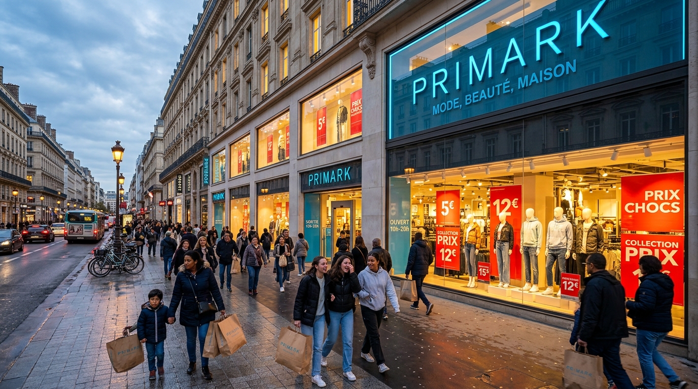 Primark : neuf nouveaux magasins en France, le pari du retail physique