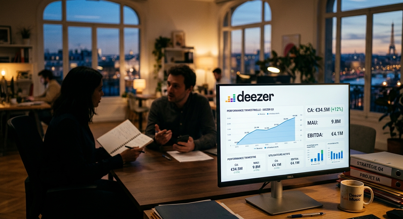Deezer devient rentable mais sans croissance : chiffres, stratégie et enjeux