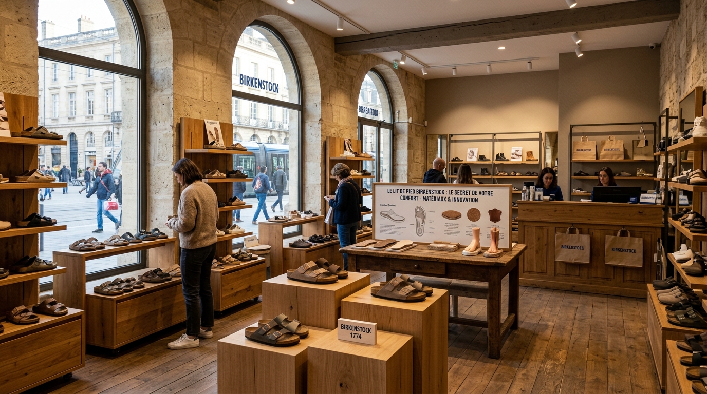 Birkenstock s’installe à Bordeaux : troisième boutique française et 30e magasin en Europe