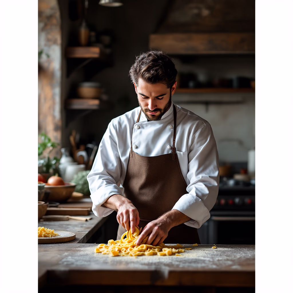 [team] image of chef (for an italian restaurant)