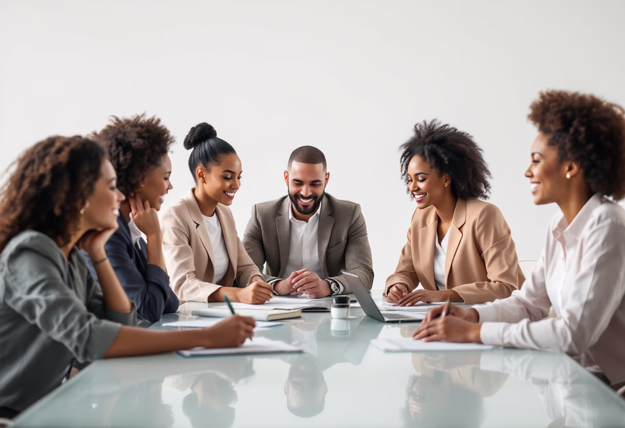 image of brainstorming session for a productivity tools business