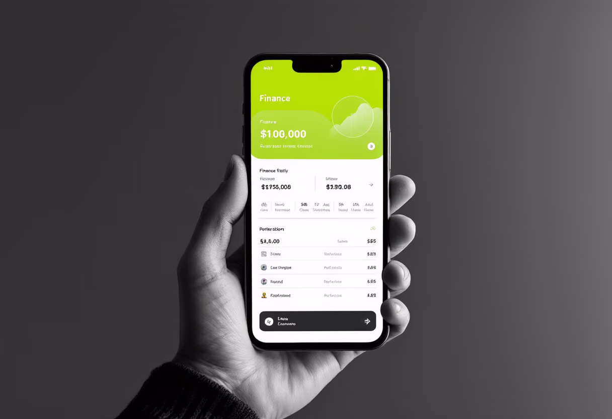 [interface] image of finance software in use