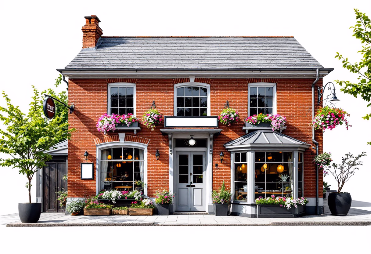 image of historic pub building