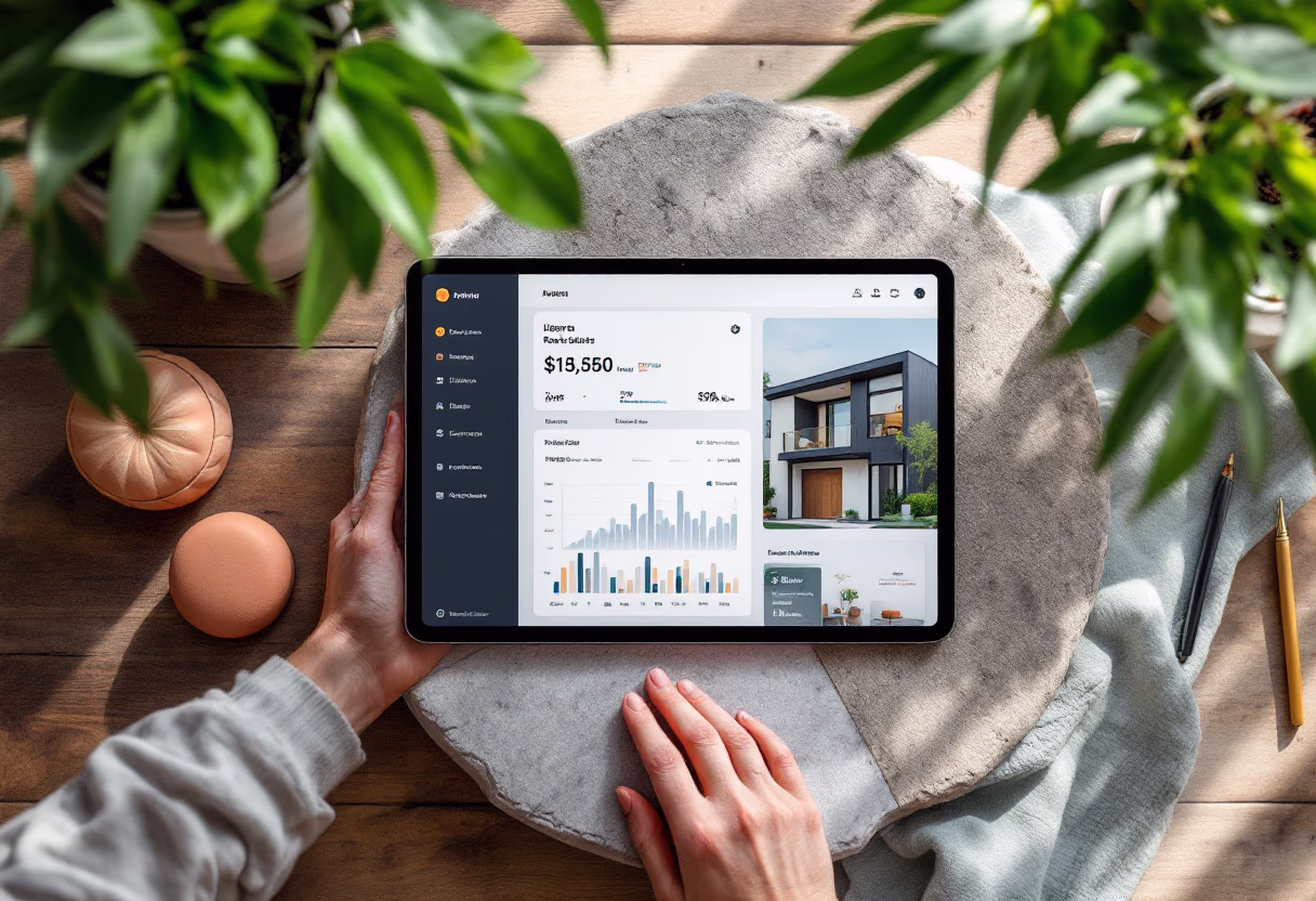 [interface] screenshot of dashboard interface (for a real estate tech)