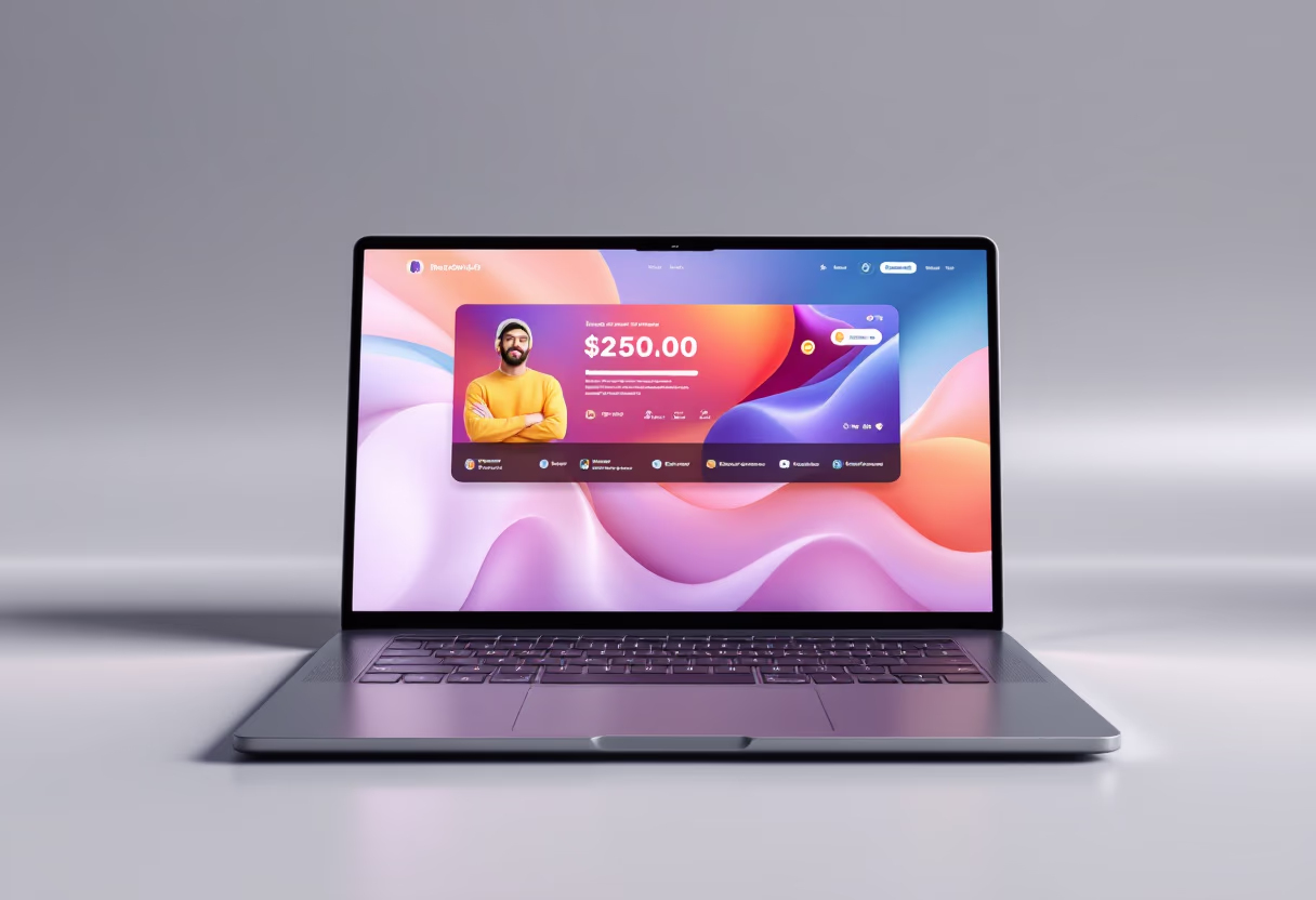 interface screenshot of the software interface (for a productivity tools business)
