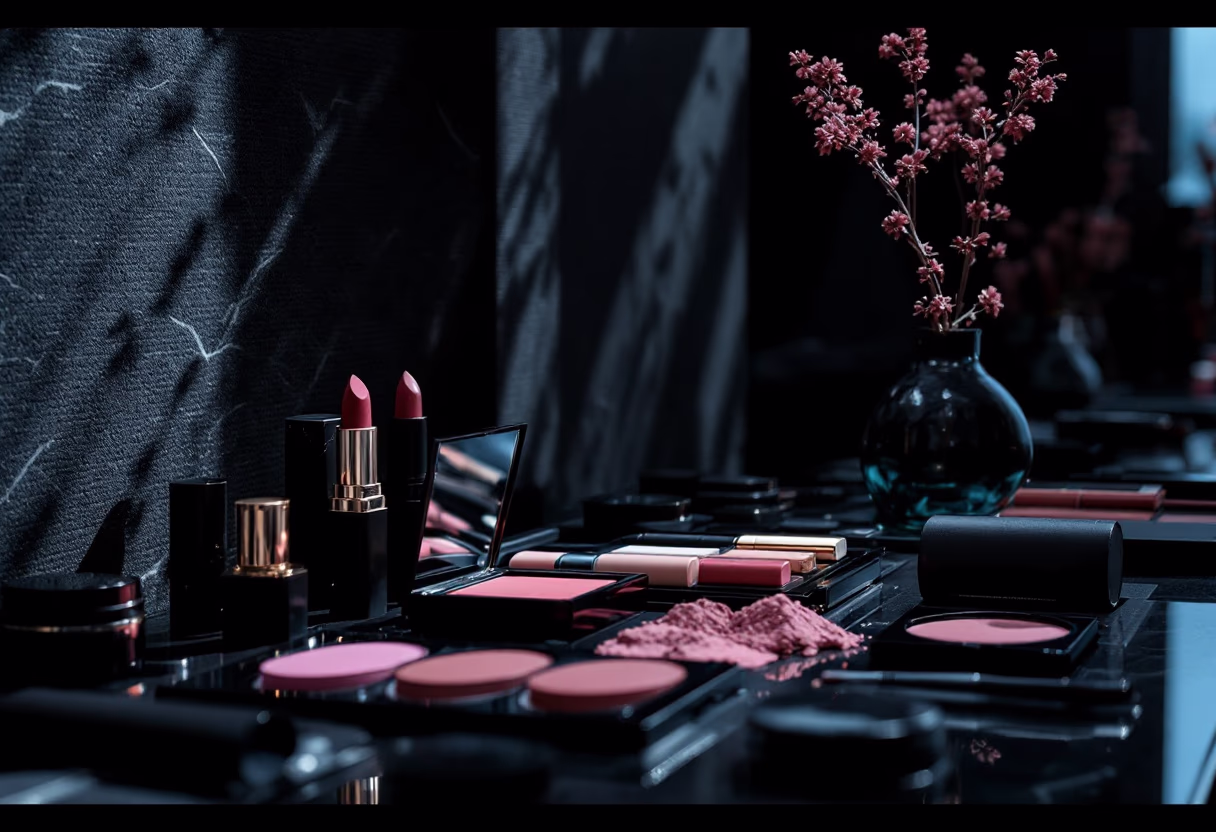 image of makeup kits display