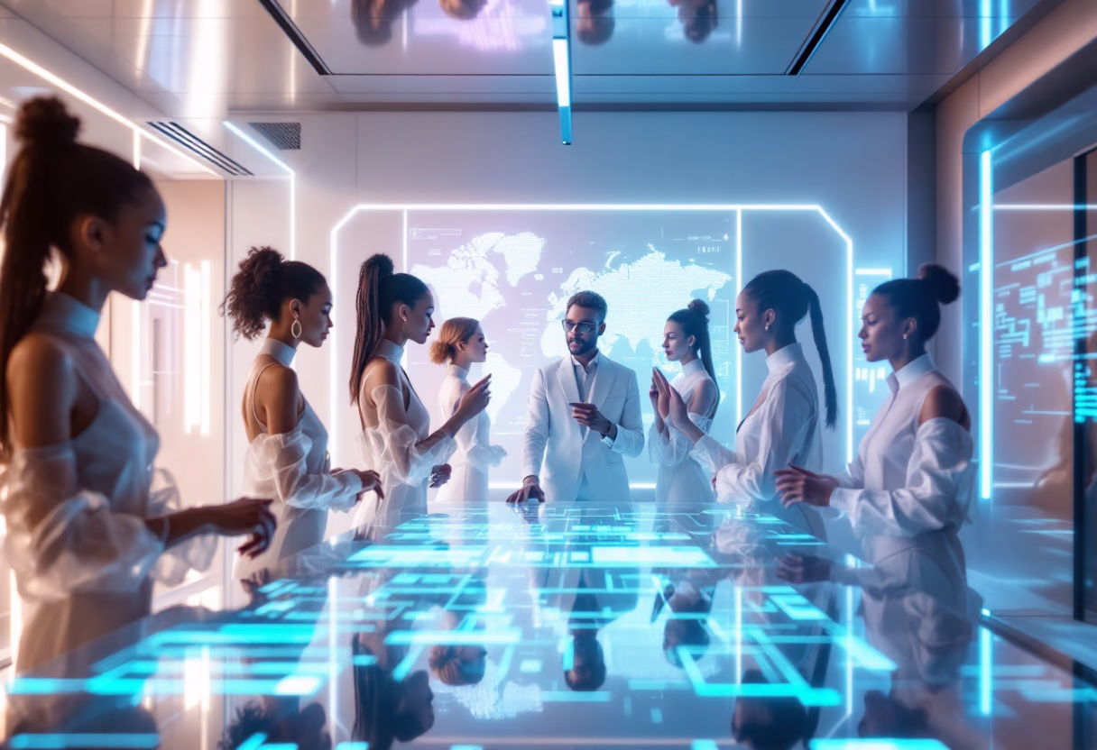 image of brainstorming session (for a productivity tools business)