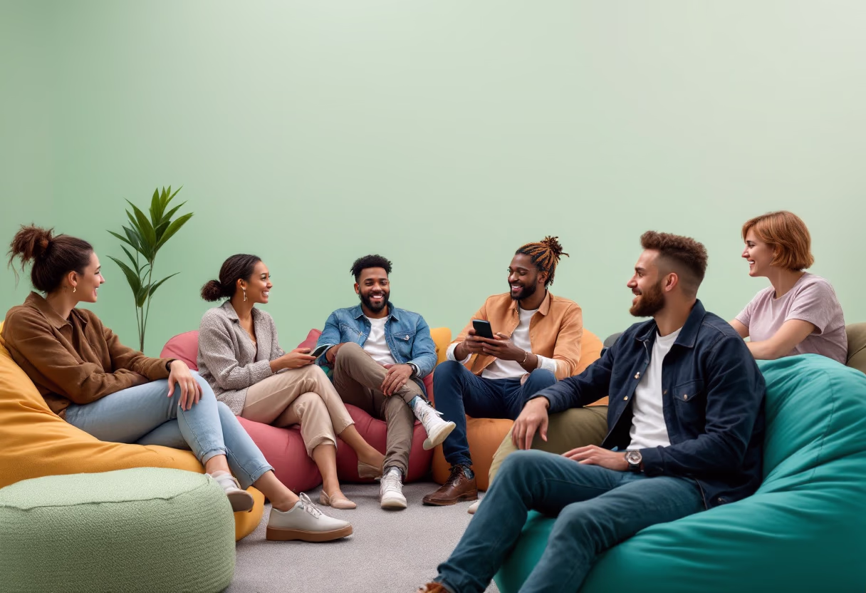 image of studio setting (for a game development company)