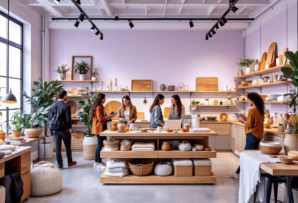 image of store helping customers (for a home goods store)