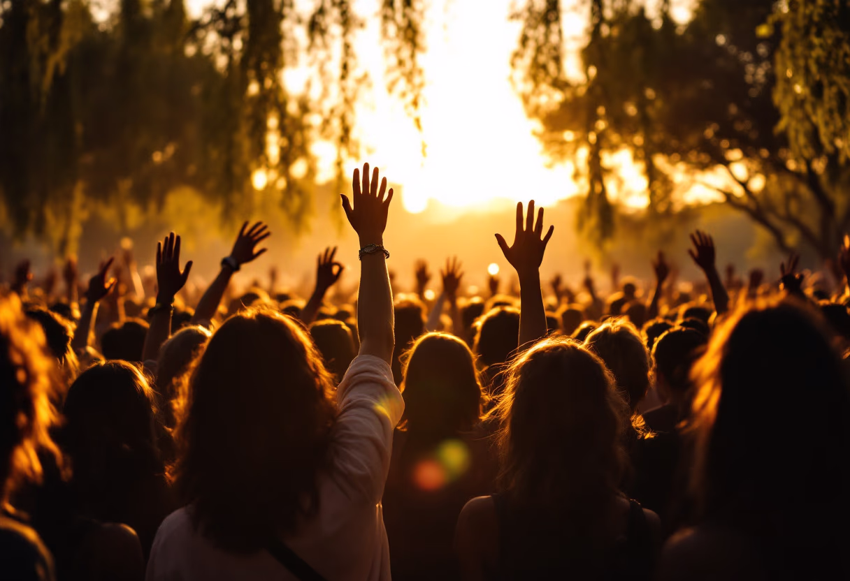 image of a concert crowd