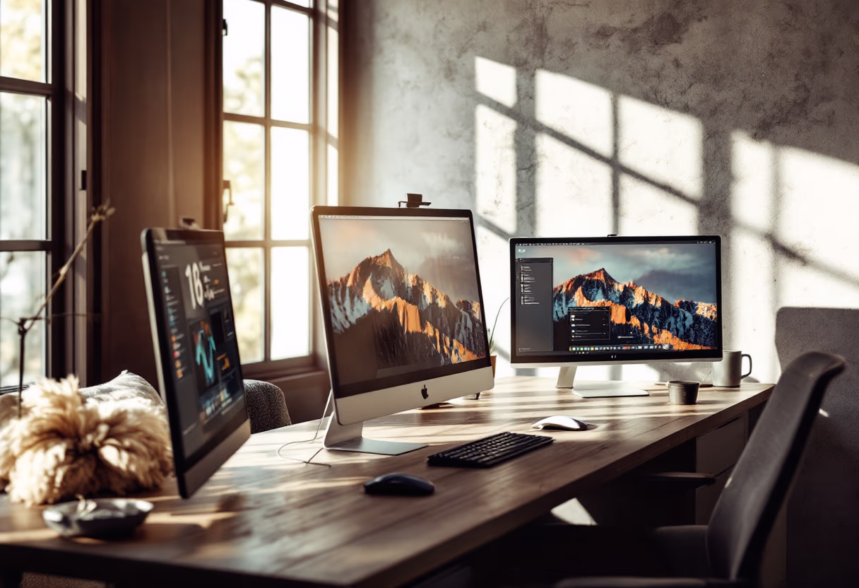 image of workspace environment (for an ai robotics and automation)