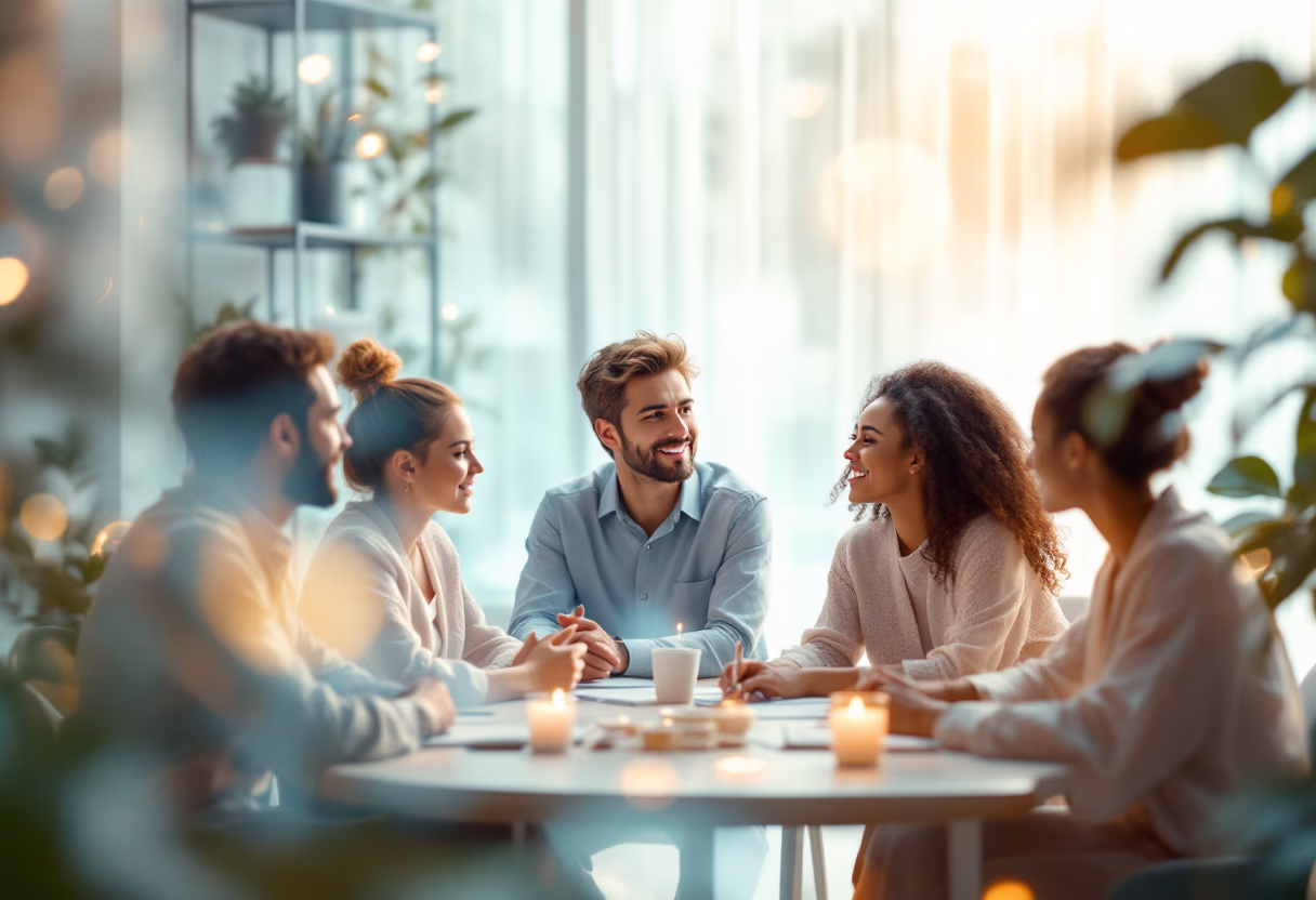 image of people working in an office setting