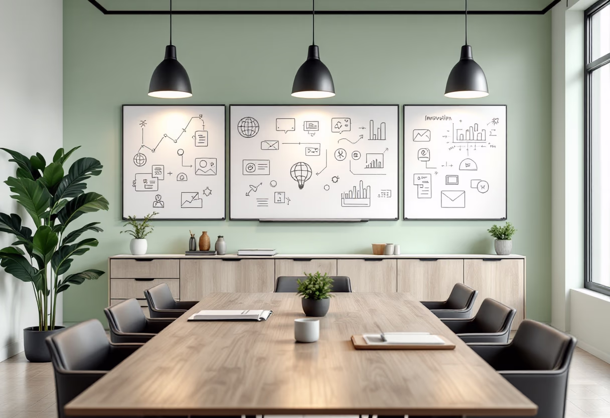 [background image] image of a contemporary office scene (for a ai developer tools).