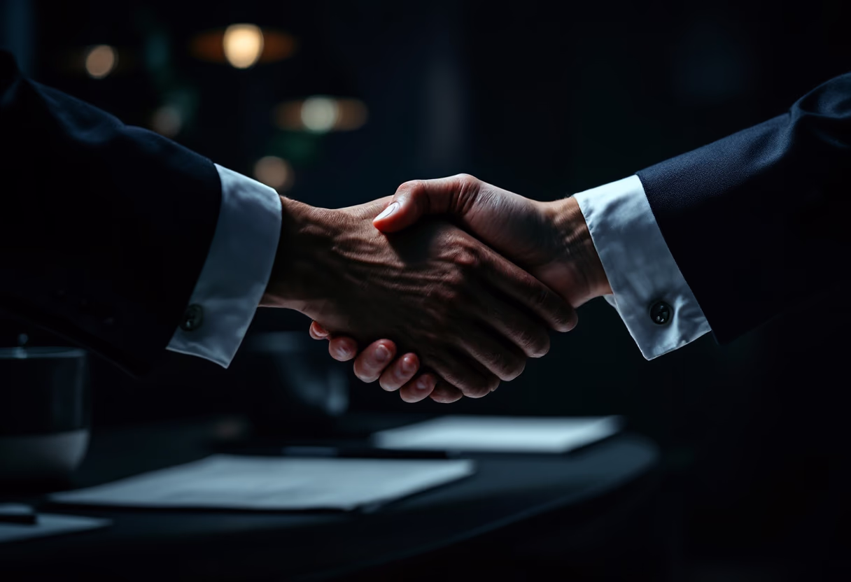 image of a handshake for a pr firm