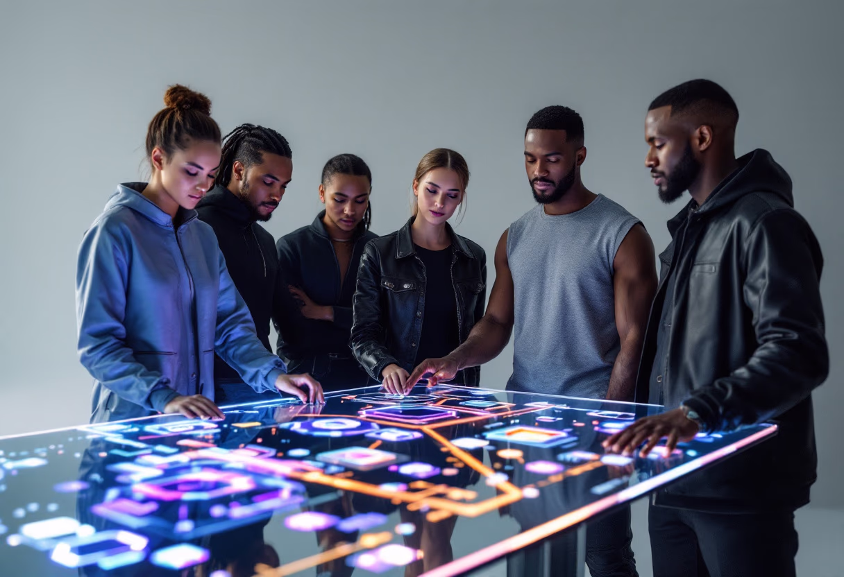 image of brainstorming session (for a pr firm)