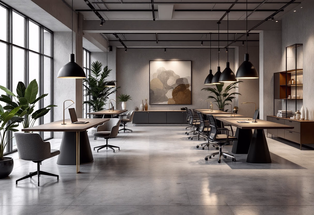Contemporary commercial office interior