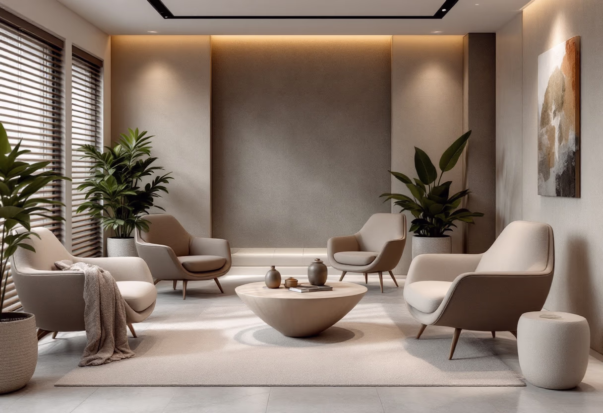 [background image] calming spa environment (for a massage therapist)