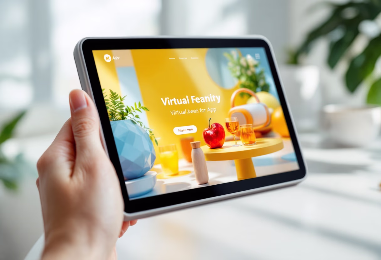 [digital project] image of project on a tablet (for a ar/vr)