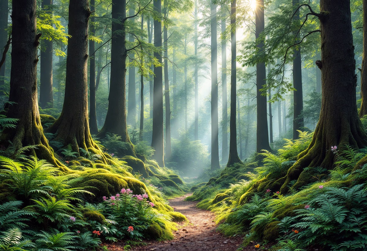 image of lush forest landscape