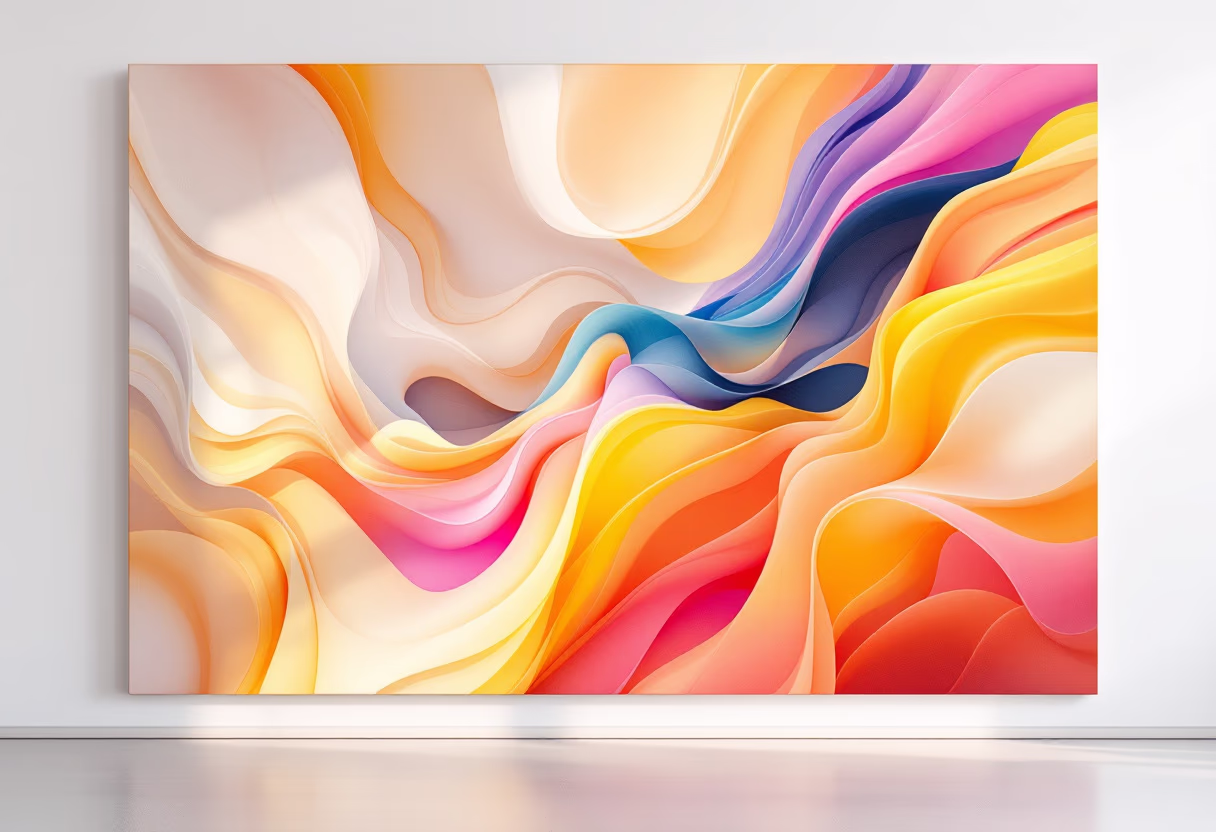 image of artist's previous work as a canvas installation